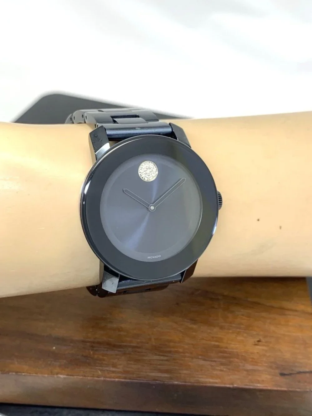Movado Women's Watch 3600388 Bold Blue Dial Swiss Quartz Stainless Steel 36mm